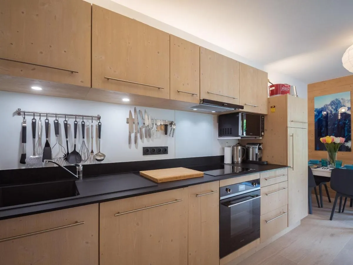 Bel Appart 4* Avec Jardin Prive, A 350M De La Flegere, Wifi, Parking - Fr-1-343-213 Chamonix Apartment